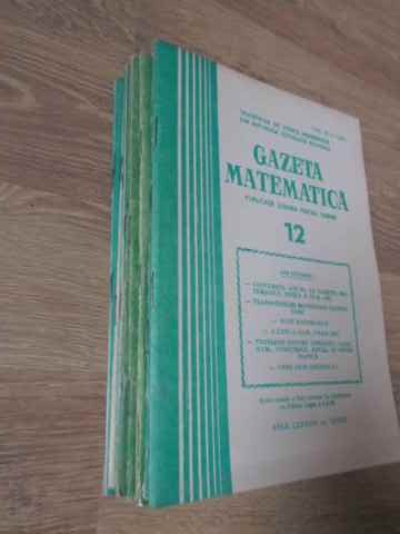 Gazeta Matematica Anul 1983, Numerele 1-12