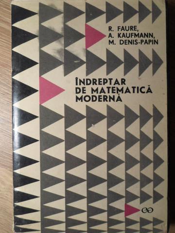 Indreptar In Matematica Moderna