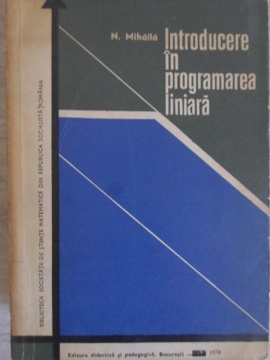 Introducere In Programarea Liniara