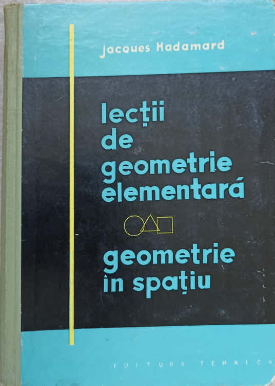 Lectii De Geometrie Elementara. Geometrie In Spatiu