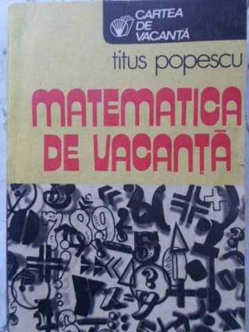 Matematica De Vacanta