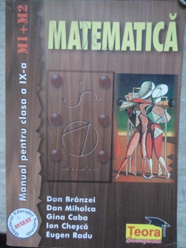 Vezi detalii pentru Matematica, Manual Pentru Clasa A Ix-a