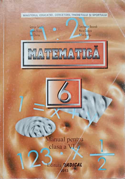 Vezi detalii pentru Matematica. Manual Pentru Clasa A Vi-a