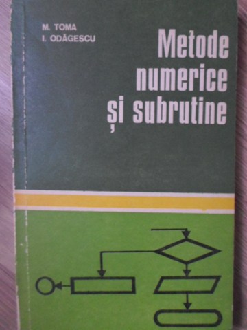 Vezi detalii pentru Metode Numerice Si Subrutine