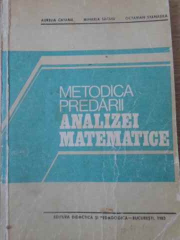 Metodica Predarii Analizei Matematice