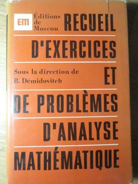 Recueil d'exercices et de problemes d'analyse mathematique