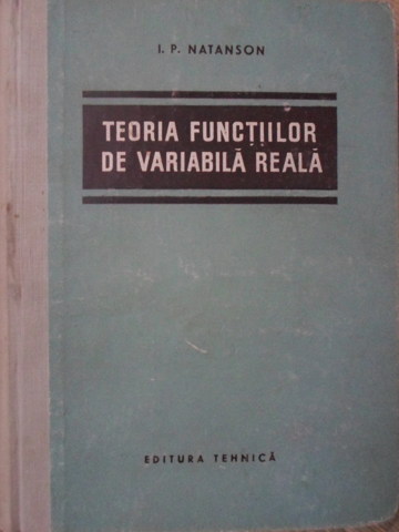 Teoria Functiilor De Variabila Reala