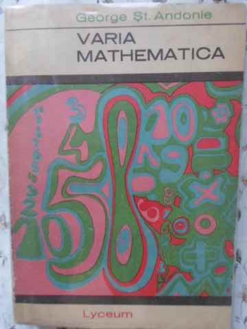 TINERETULUI Varia Mathematica