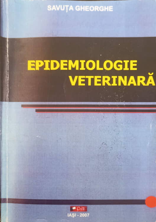 Vezi detalii pentru Epidemiologie Veterinara