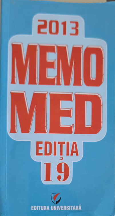 Memomed 2013 Vol.1 Memorator De Farmacologie Alopata