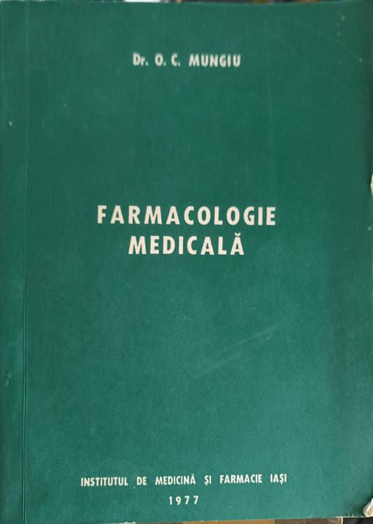 Vezi detalii pentru Farmacologie Medicala