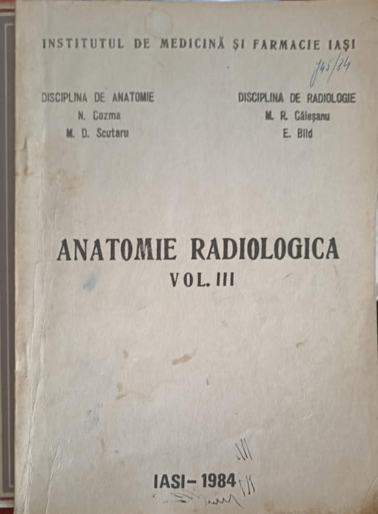 Anatomie Radiologica Vol. 3