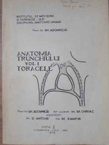 Anatomia Trunchiului Vol.1 Toracele