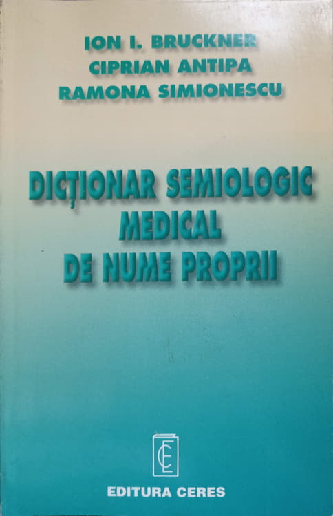 Dictionar Semiologic Medical De Nume Proprii