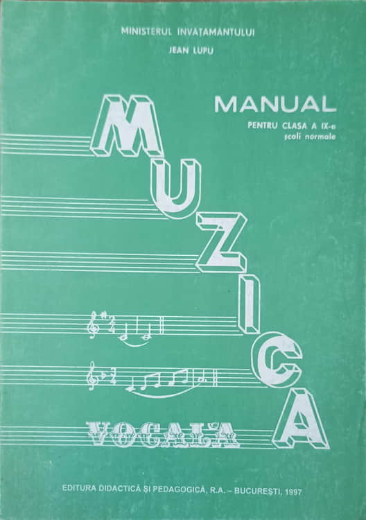 Vezi detalii pentru Muzica. Manual Pentru Clasa A Ix-a Scoli Normale