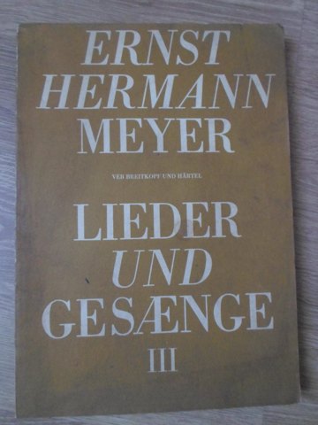 Vezi detalii pentru Partitura Opera. Lieder Und Gesange Fur Eine Singstimme Und Klavier Band Iii