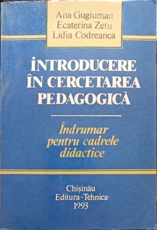 Introducere In Cercetarea Pedagogica. Indrumar Pentru Cadrele Didactice