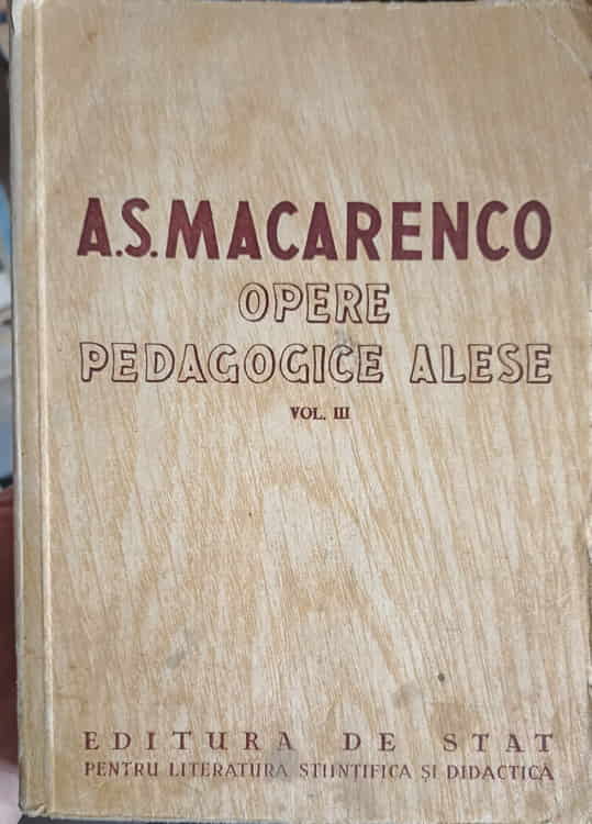 Opere pedagogice alese vol.3