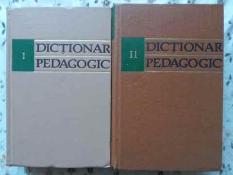 Vezi detalii pentru Dictionar Pedagogic Vol.1-2