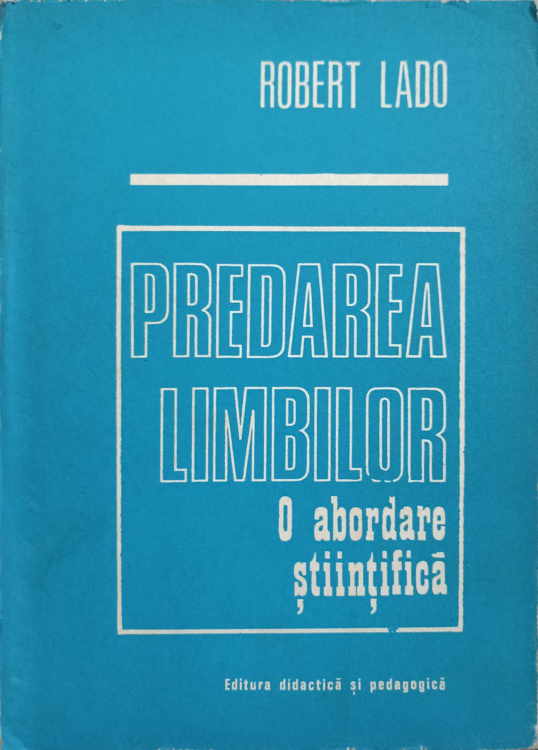 Predarea Limbilor O Abordare Stiintifica