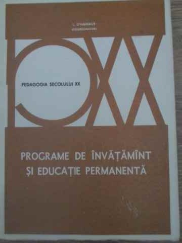 Programe de invatamant si educatie permanenta