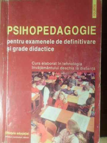 Psihopedagogie Pentru Examenele De Definitivare Si Grade Didactice