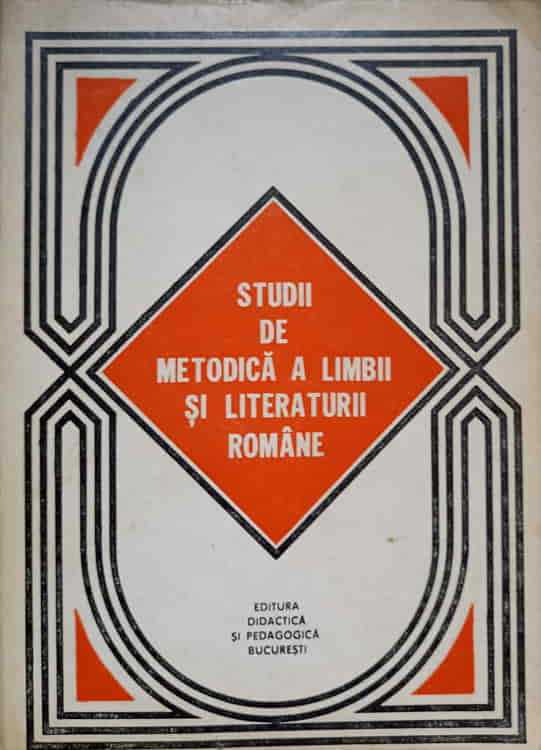 Vezi detalii pentru Studii De Metodica A Limbii Romane