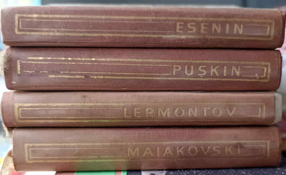 Set 4 Carti Liliput, Versuri: Esenin, Puskin, Lermontov, Maiakovski