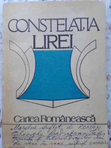 Constelatia Lirei. Antologia Poetilor Din R.s.s. Moldoveneasca