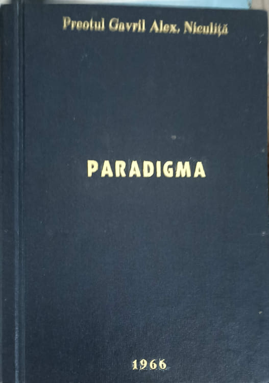 Paradigma. Poezii (manuscris Tehnoredactat La Masina De Scris)