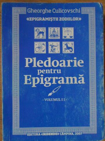 Pledoarie Pentru Epigrama Vol.1