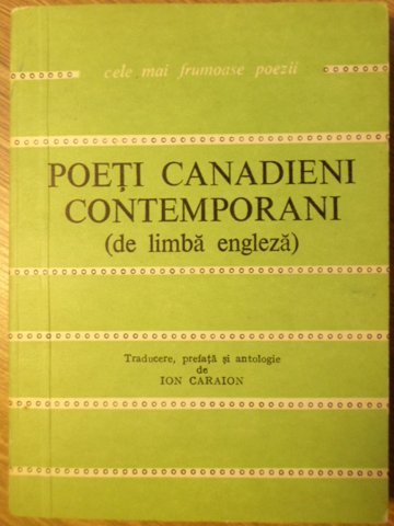 Poeti Canadieni Contemporani (de Limba Engleza)