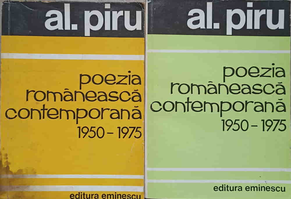 Poezia Romaneasca Contemporana 1950-1975 Vol.1-2 Generatia Varstnica, Generatia Mijlocie, Generatia Tanara