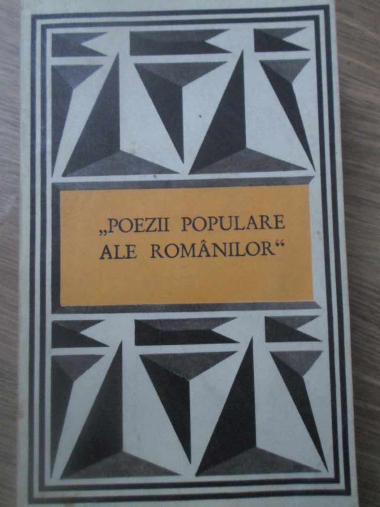 Poezii Populare Ale Romanilor