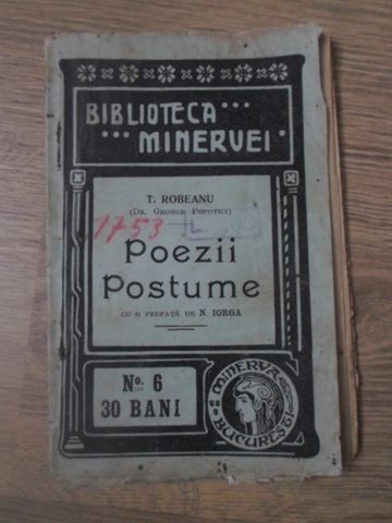 Vezi detalii pentru Poezii Postume