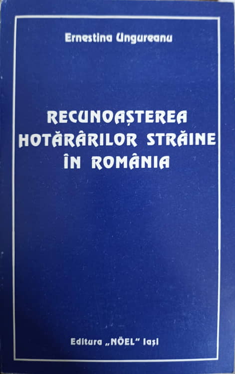 Recunoasterea Hotararilor Straine In Romania