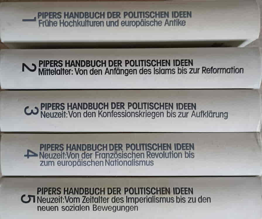 Vezi detalii pentru Pipers Handbuch Der Politischen Ideen Vol.1-5