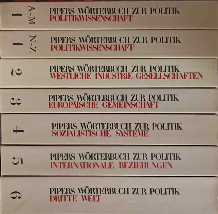 Vezi detalii pentru Pipers Worterbuch Zur Politik Vol.1-6