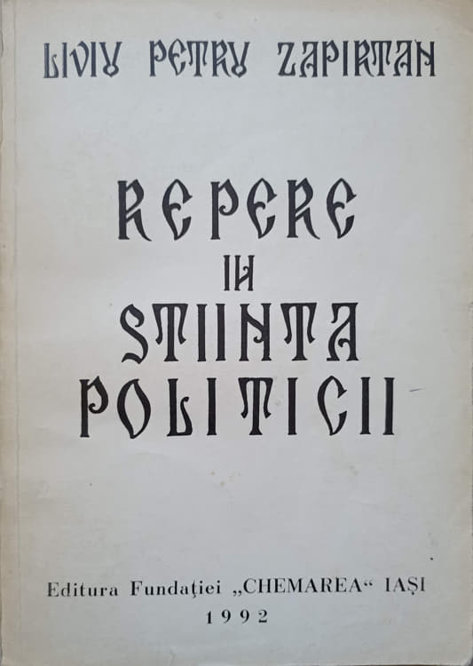 Vezi detalii pentru Repere In Stiinta Politicii