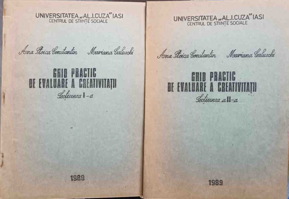 Vezi detalii pentru Ghid Practic De Evaluare A Creativitatii Vol.1-2