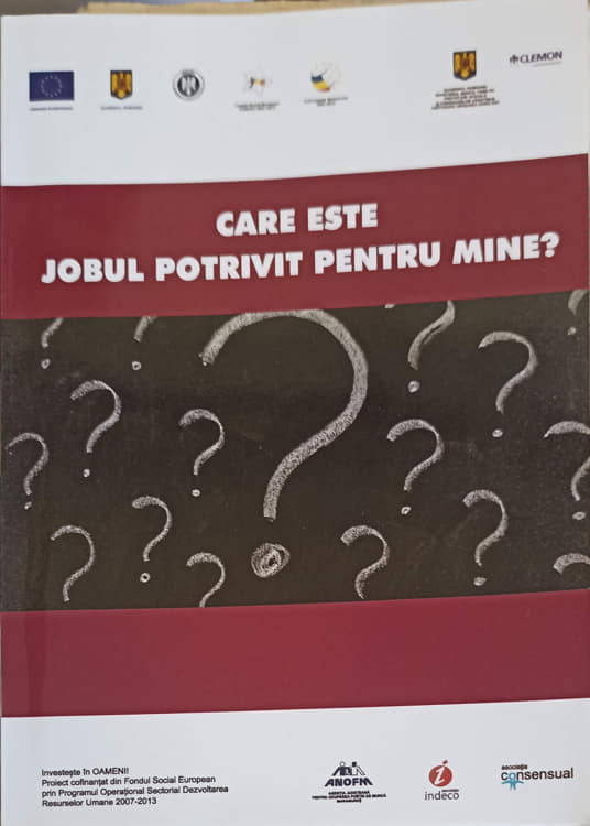 Vezi detalii pentru Care Este Jobul Potrivit Pentru Mine?