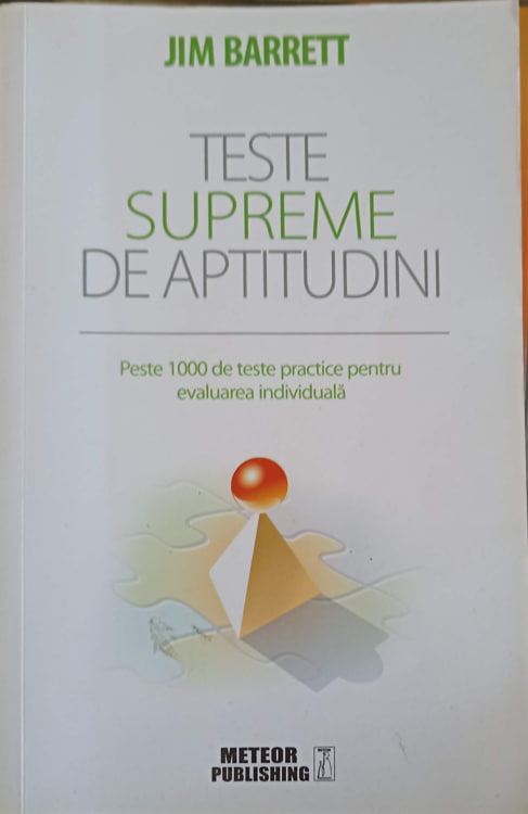 Vezi detalii pentru Teste Supreme De Aptitudini