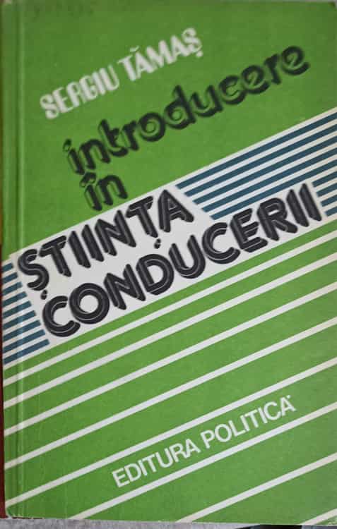 Introducere In Stiinta Conducerii