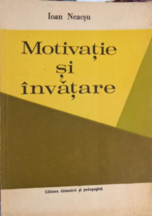 Vezi detalii pentru Motivatie Si Invatare