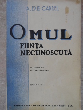 Omul Fiinta Necunoscuta