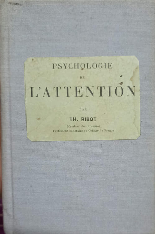 Psychologie de l'attention