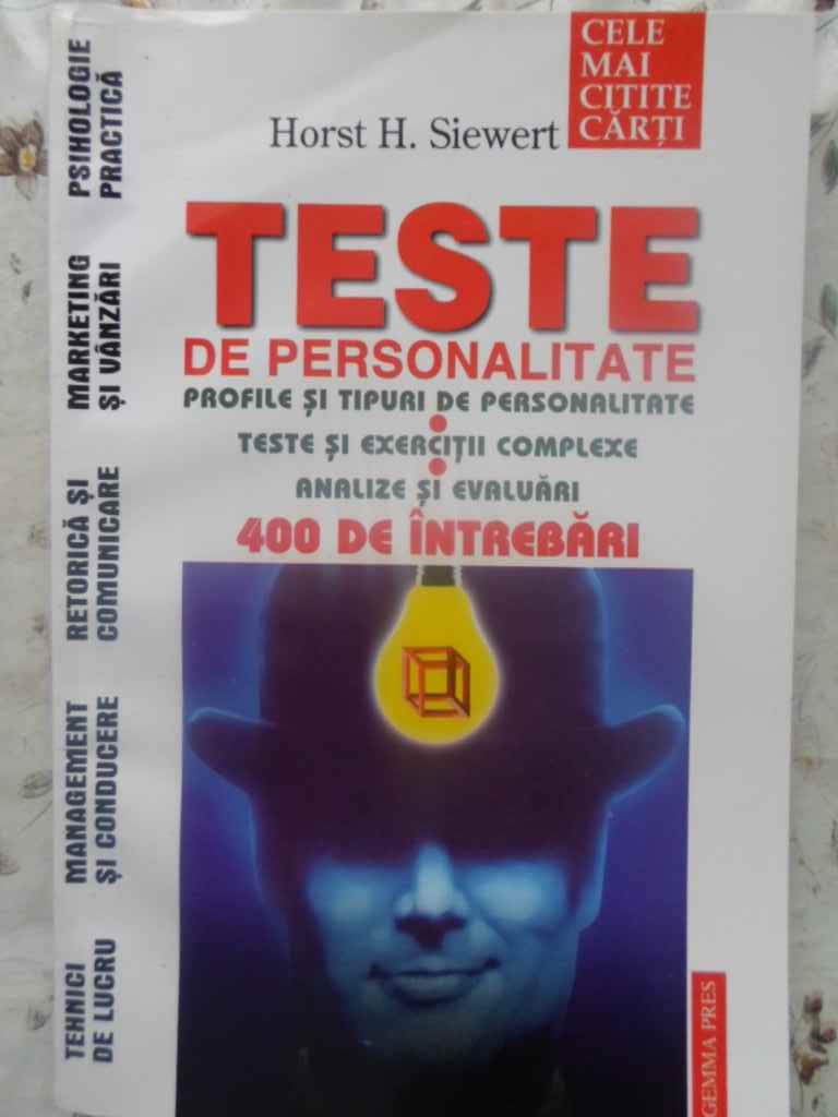 Teste De Personalitate