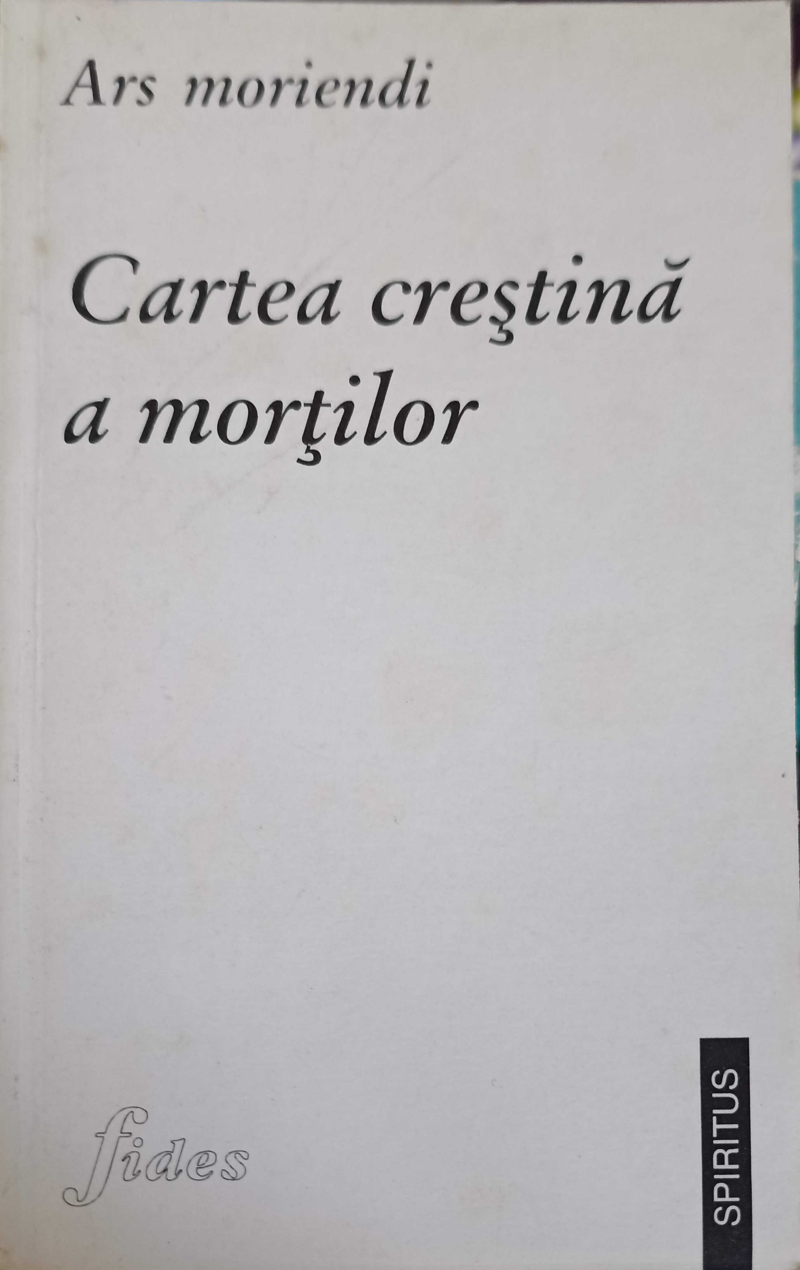 Cartea Crestina A Mortilor