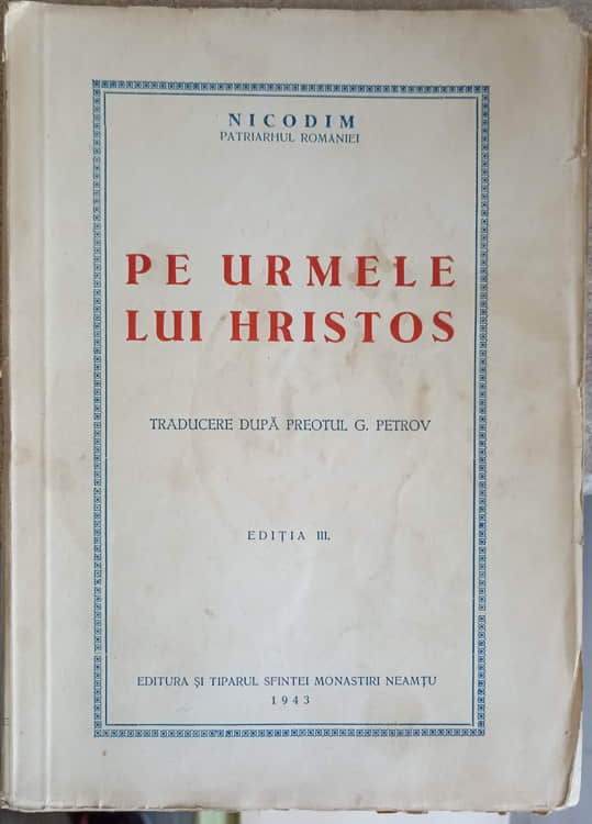 Pe Urmele Lui Hristos