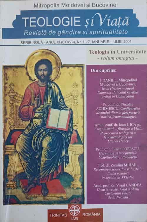 Vezi detalii pentru Teologie Si Viata Revista De Gandire Si Spiritualitate Nr.1-7, 2001